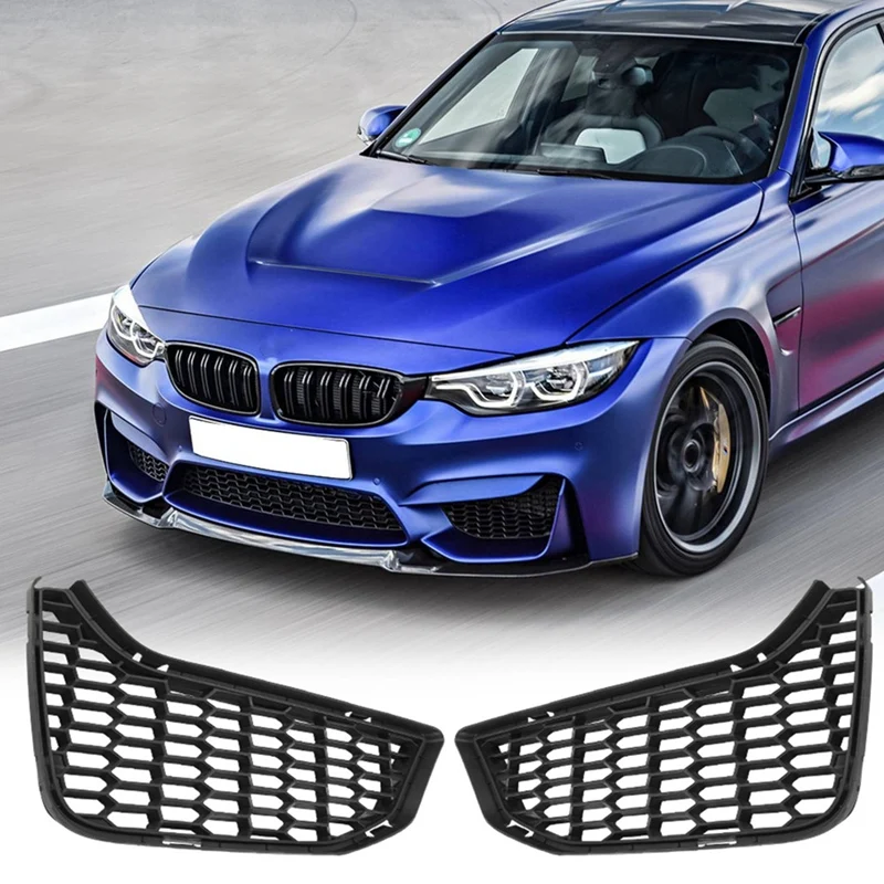 51118054301 51118054302 Front Bumper Grille Grille Ventilation Mesh Automotive For BMW M3 M4 F80 F82 F83 -
