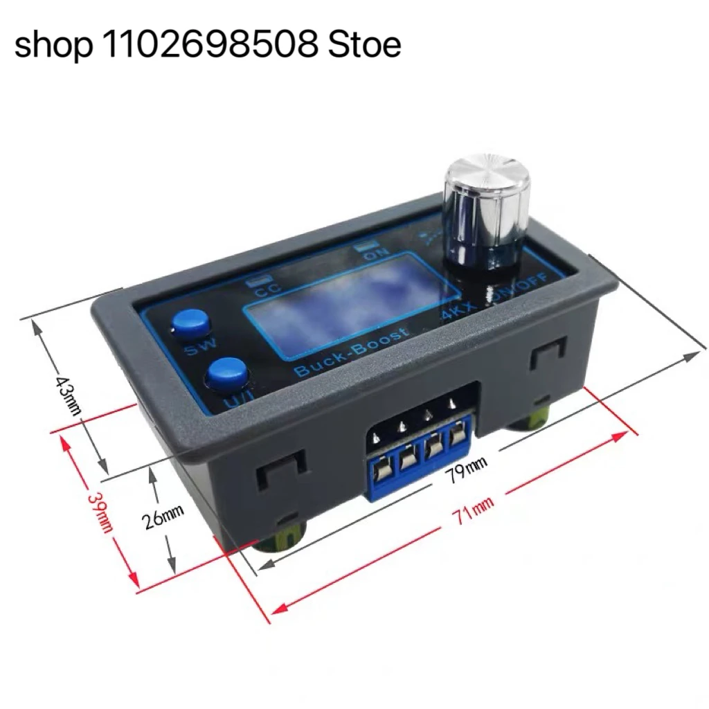 ZK-4KX DC DC Buck Boost Converter CC CV 0.5-30V 4A 5V 6V 12V 24V Power Module Adjustable Regulated laboratory power supply