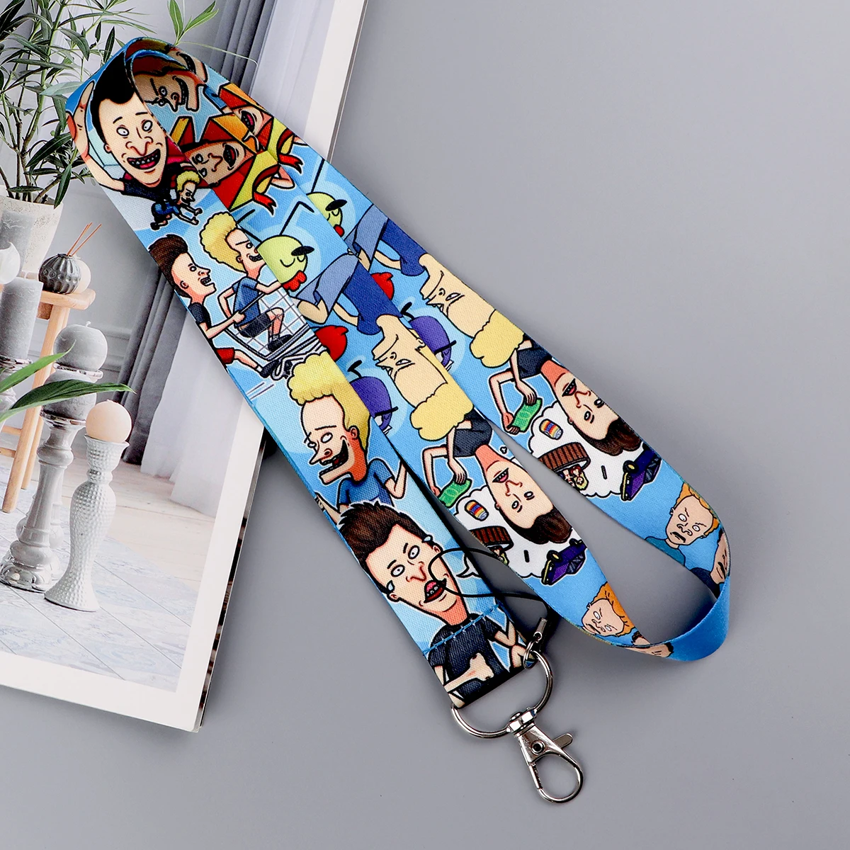Lustige Animation Lanyard für Schlüssel ID Kredit Bankkarte Abdeckung Abzeichen Halter Telefon Charme Schlüssel Lanyard Schlüsselbund Zubehör – Detail 2