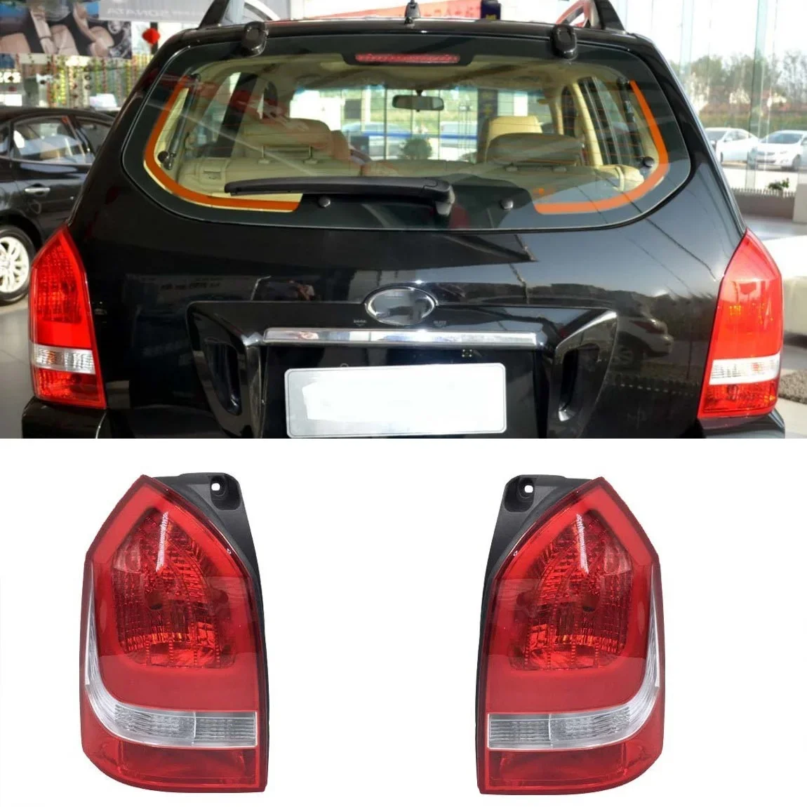 

Задний задний фонарь, задние фонари для Hyundai Tucson 2013 2014, стоп-сигнал без лампы