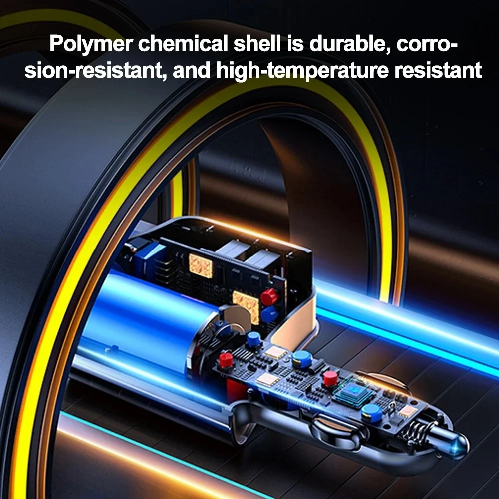 4 in 1 66W Car Charger Fast Charging Socket Splitter Dual USB Type-C Car Charger LED Digital Display For iPhone Huawei Sumsung