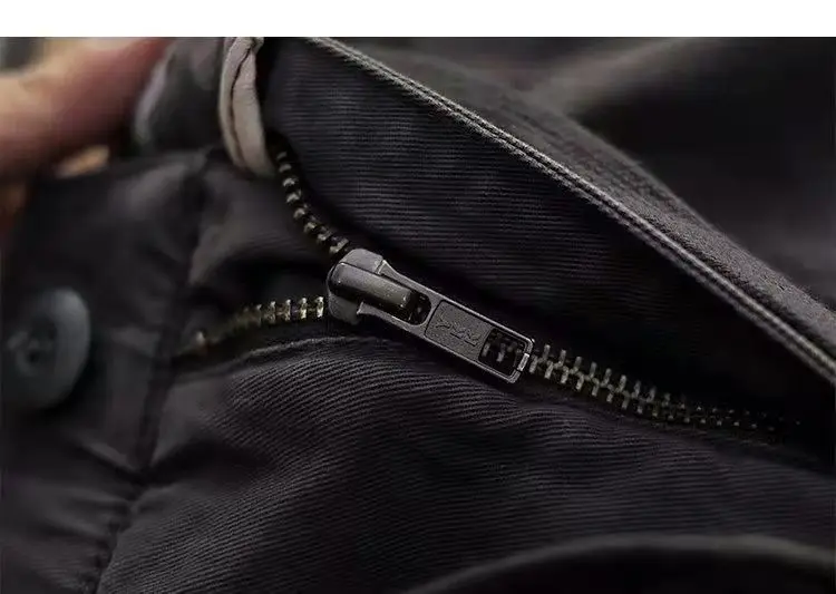 Autumn Winter Elastic Waist Lace Up Car Cargo Pants Homme Casual Fashion Solid Color All-match Necking Trousers Men's Clothing
