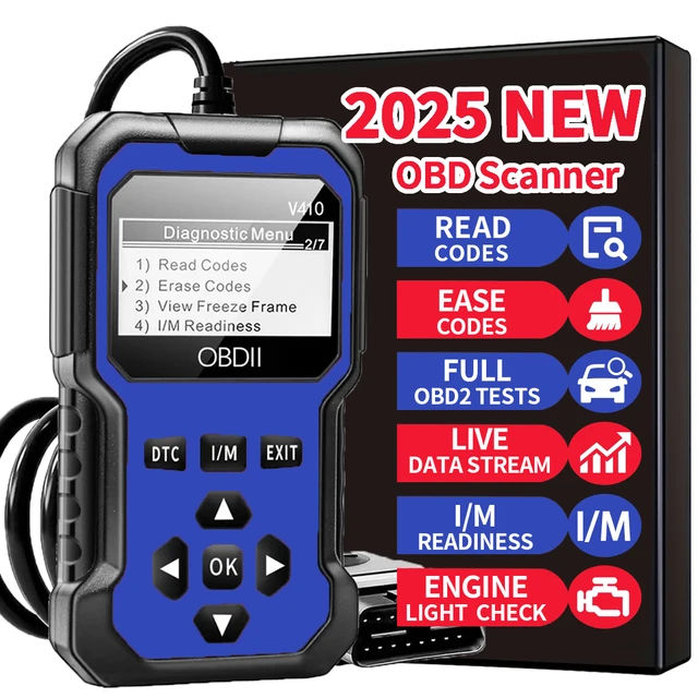 Car Obd2 Scanner Diagnostic Tool Code Reader Engine Fault Code Reader Scanner Can Diagnosis All Obd Ii in 1996 Agreement Car Scanning Tool 6
