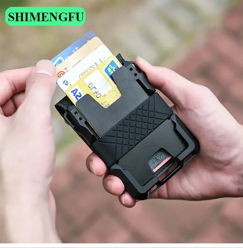 RFID Metal Credit Card Holder Normcore Minimalist Wallet Men Cardholder Business Gift