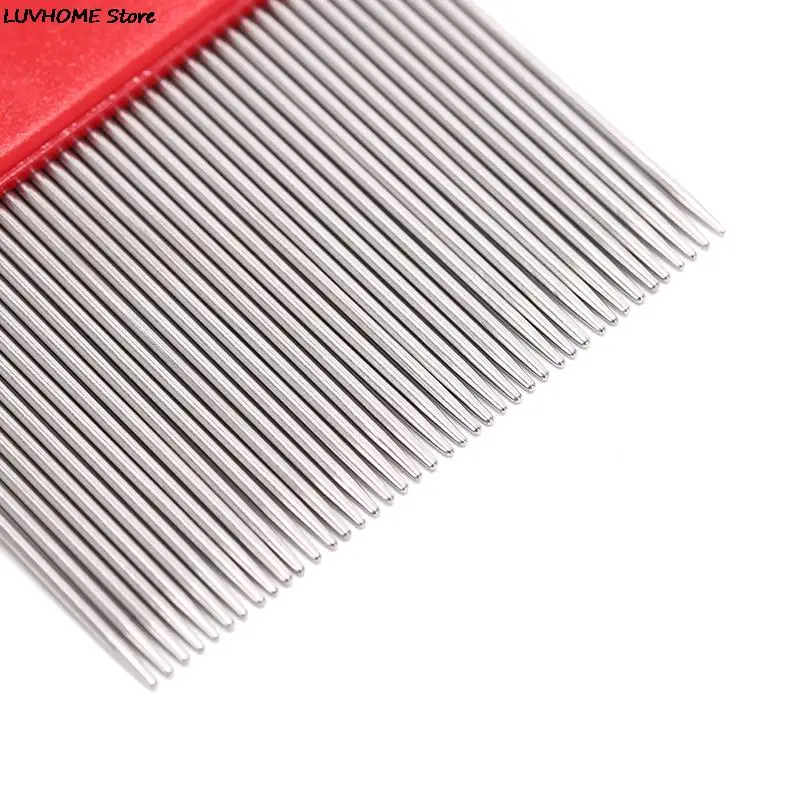 dogs cats hair removal comb stainless steel lice comb lice flea nit hair