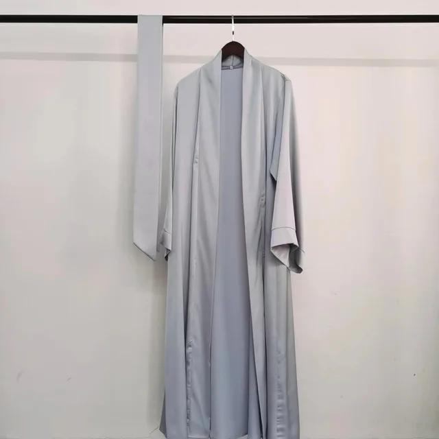Femme musulmane ouvert Abaya longs Cardigans printemps été vêtements ethniques islamiques femmes Kimono arabe caftan classique noir S-XXL