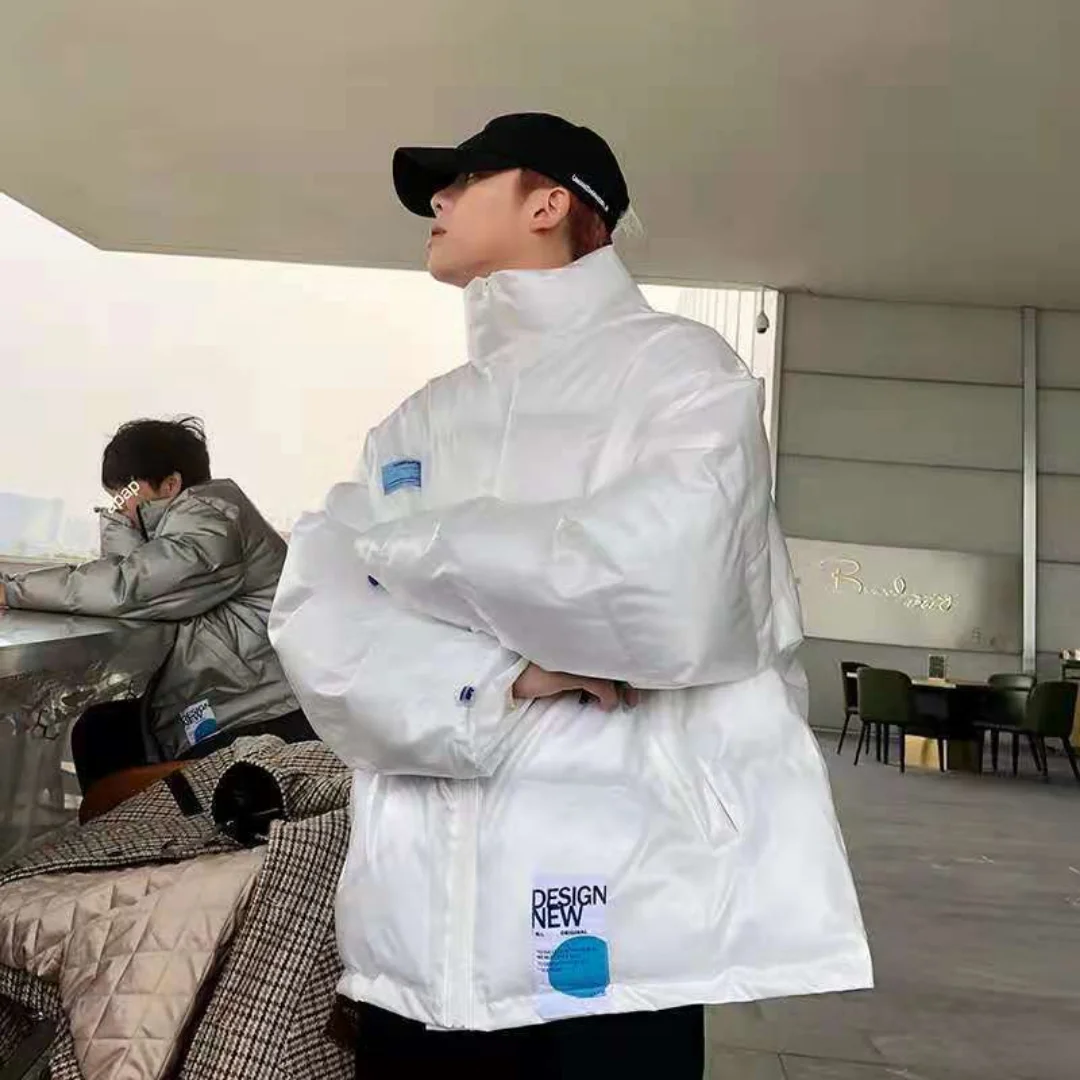 New Winter Men's Super Hot Jacket Hip Hop Cotton-padded Jacket Puff Coat Warm Overcoat Snowcoat