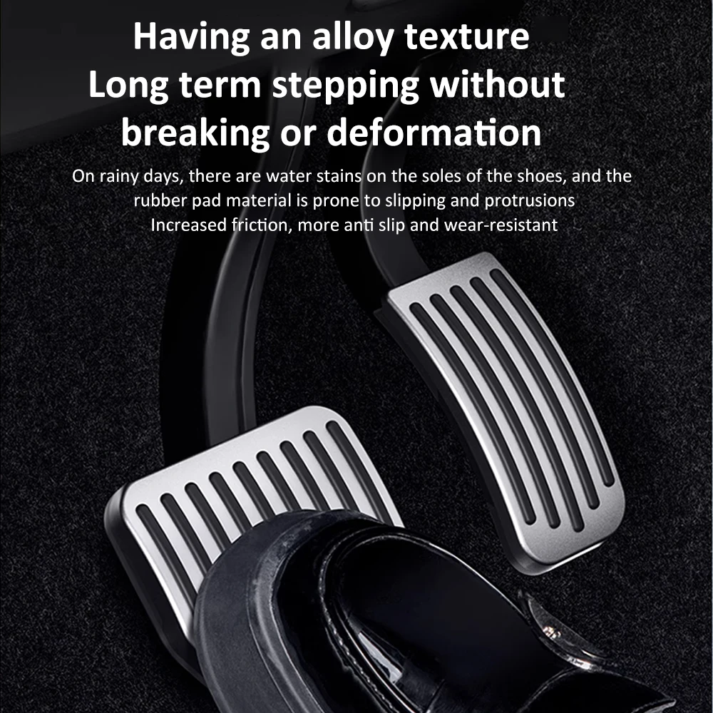 For Volkswagen Polo AW BZ VW Virtus ~ Car Brake Foot Pedals No Drilling Accelerator Pedal Pads Interior Parts Acessories