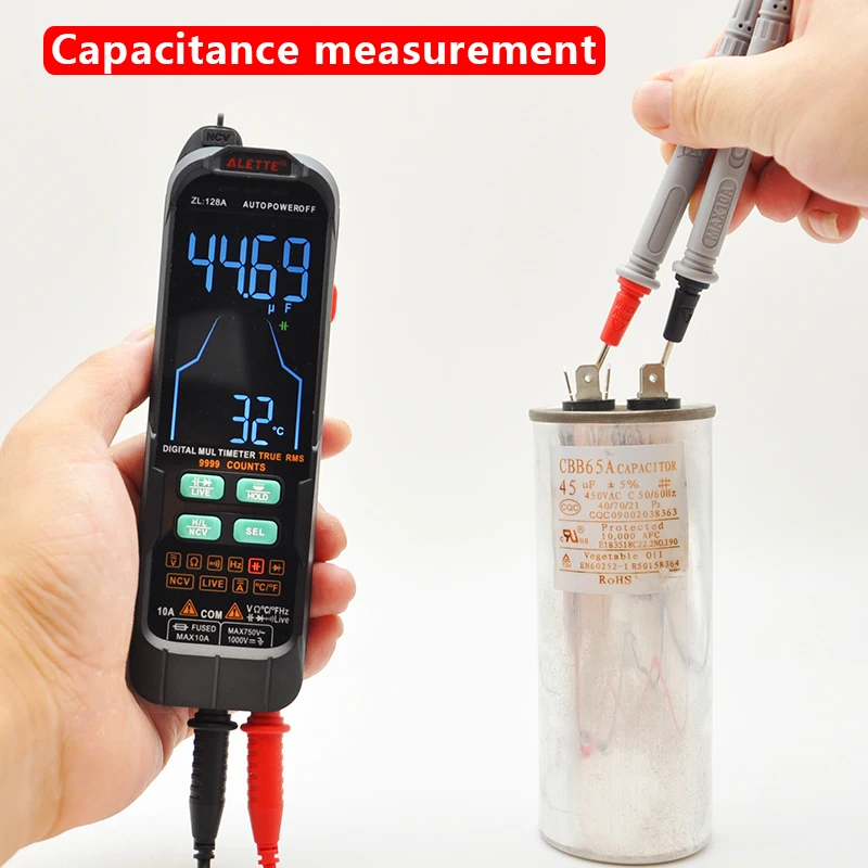 ZL128B TRUE RMS Smart Pen Multimeter Digital Voltage Tester DC/AC Voltmeter Non-contact Resistance Diode Live Wire Hz Test Pen