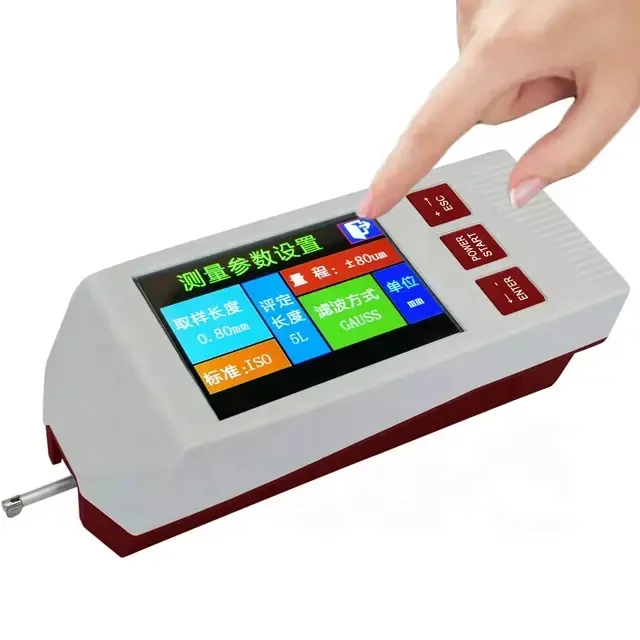 YYHC-Portable Surface Roughness Tester surface roughometer Diamond Probe Profilometer 6