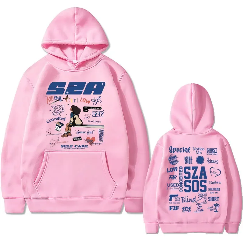 Rapper SZA Sos Album Hoodie Sza Tour 2023 Hoodies Men Women