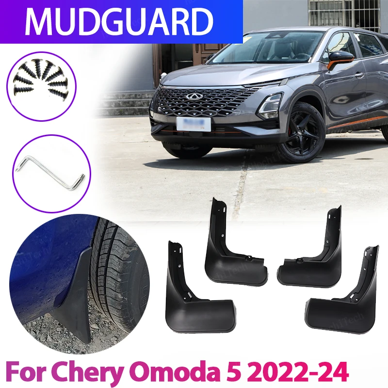 

4 шт., Автомобильные Брызговики для Chery Chirey Omoda 5 C5 Chery FX Fownix FX 2022-2024