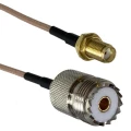 RG316 SO239 to SMA F