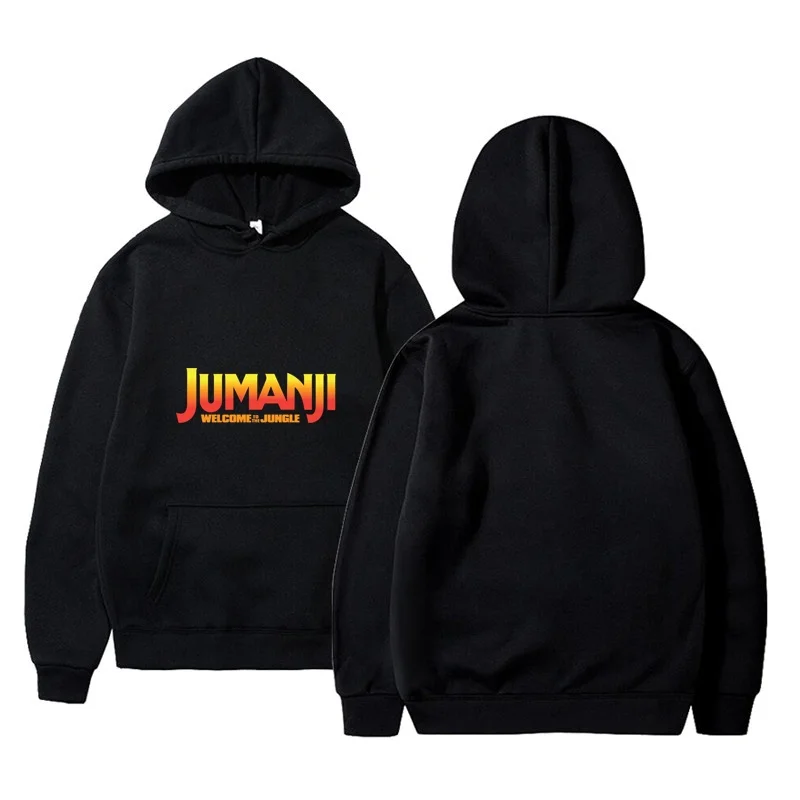 

Jumanji Classic Film Blouse Plus Size Printed Vintage Belang Hoodie Men Round Neck Dewasa Style Soft Budak Besar