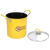 3L Mini Deep Fryer Pot Stainless Steel Japanese Frying Pot with Oil Filter Rack Lid for Home Kitchen 3