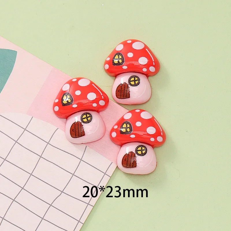 Candy Resin Ornaments 10Pcs Resin Cartoon Girl Bunny Teacup Mouse Mushroom Flat back Scrapbooking DIY Jewelry Craft Decoration Accessories