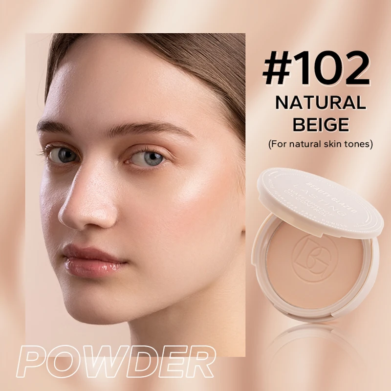 بودرة الوجه المزججة غير اللامعة للتحكم في الزيت، ب...