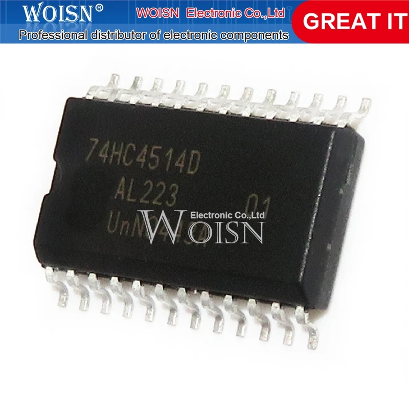 

10 шт. 74HC4514D 74HC4514 SOP-24-7.2MM