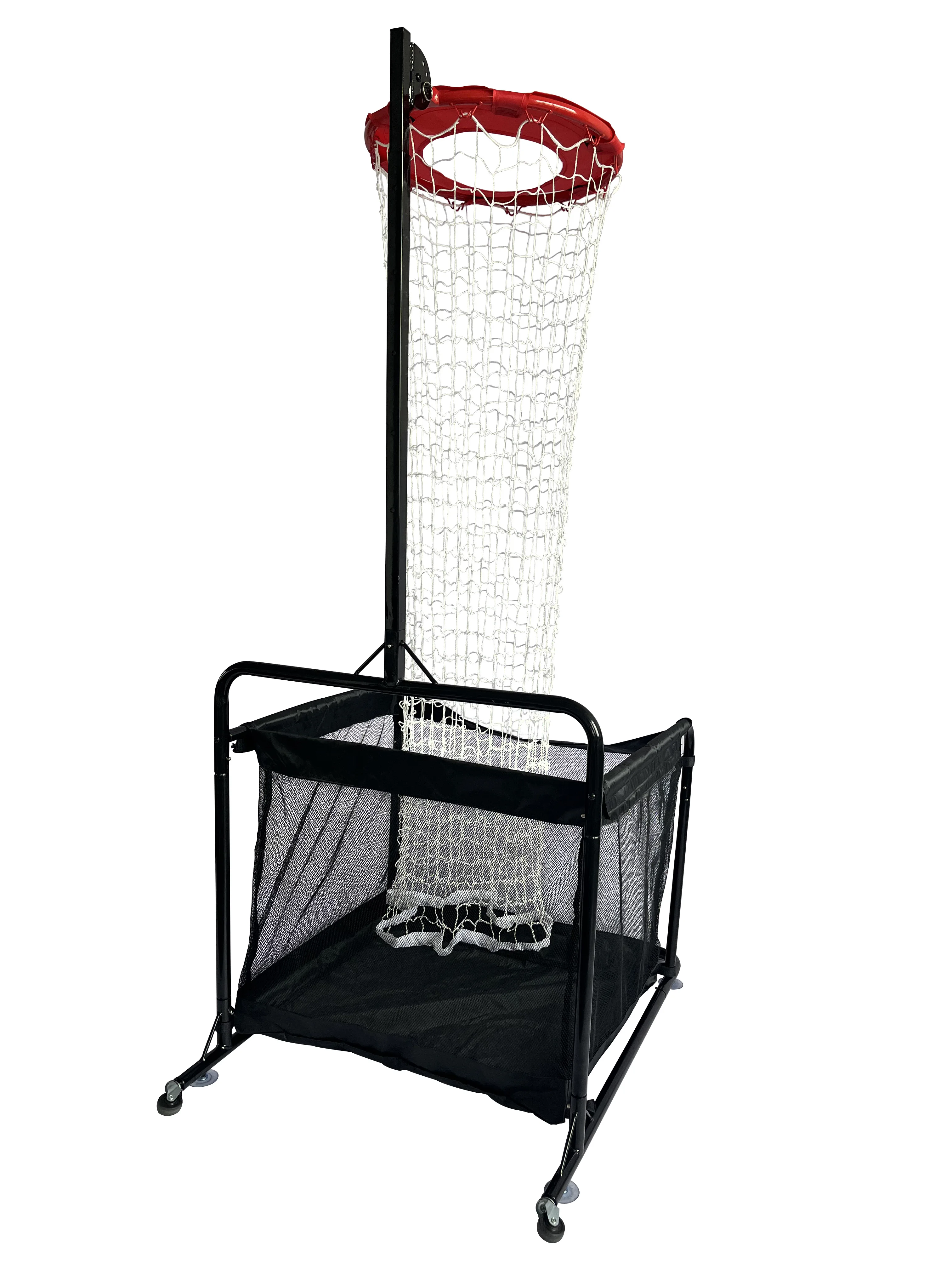 Volleyball Setter Training Equipment Volleyball Setting Trainer Setter Net with 2 Target Hoop Size 5 Angle