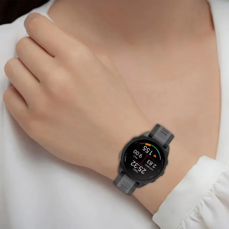 Official Silicone Strap - Premium 18mm, 20mm, 22mm Bracelet for Sports and Fitness Watches