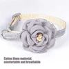 Cat Collar With Flower Adjustable Buckle Pet Camellia Collar For Small Cats Dogs Cute Kitten Neck Ring Necklace Pet Supplies 2