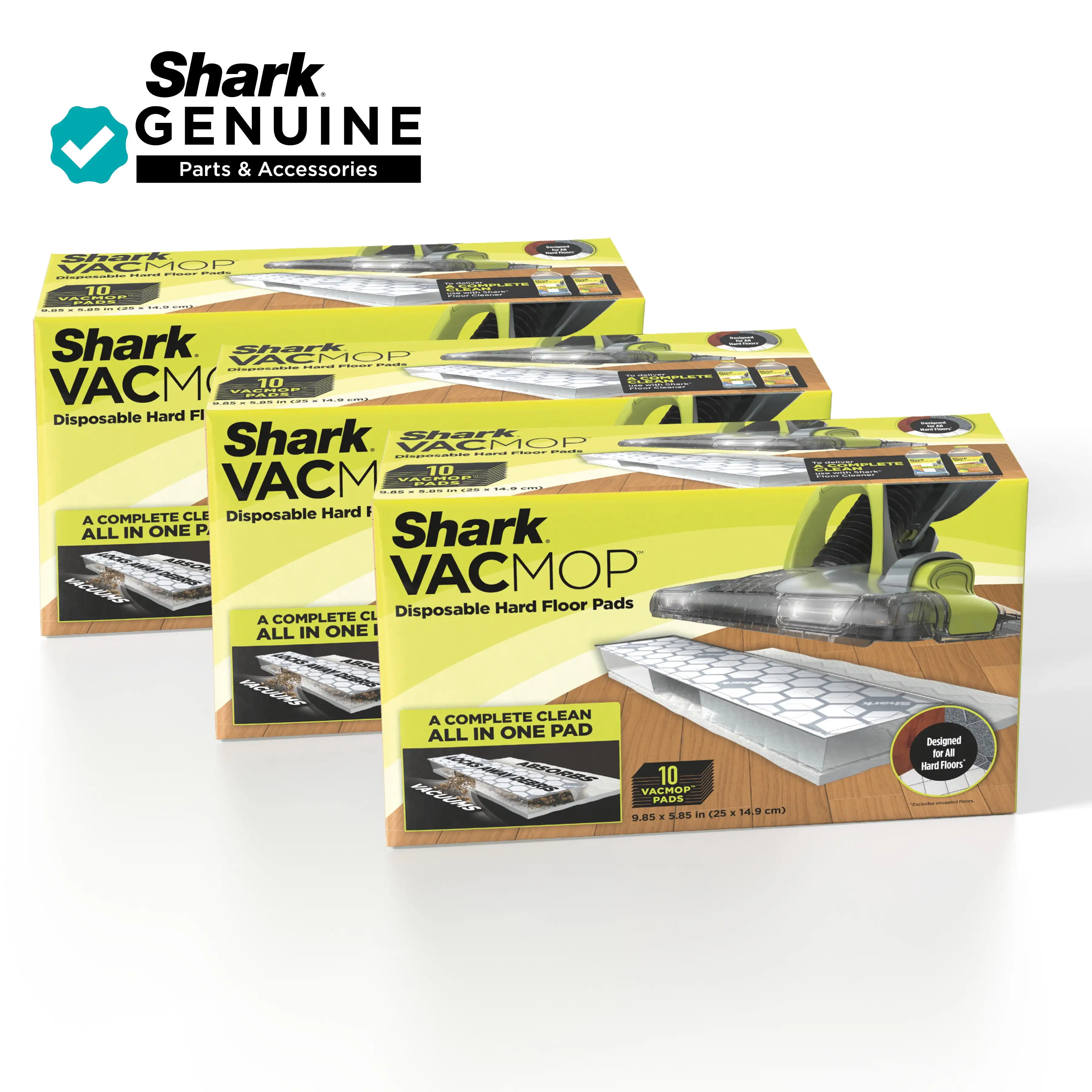 

Shark VACMOP Disposable Hard Floor Vacuum and Mop Pad Refills 30 CT