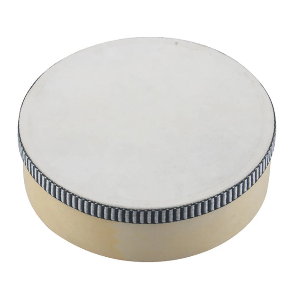 Hand Drum Wooden Tambourine Kids Percussion Toy Wood Frame Drum 6/8/10inch For Children Music Game Convenient To Carry Around musical percussion instruments wooden hand drum
