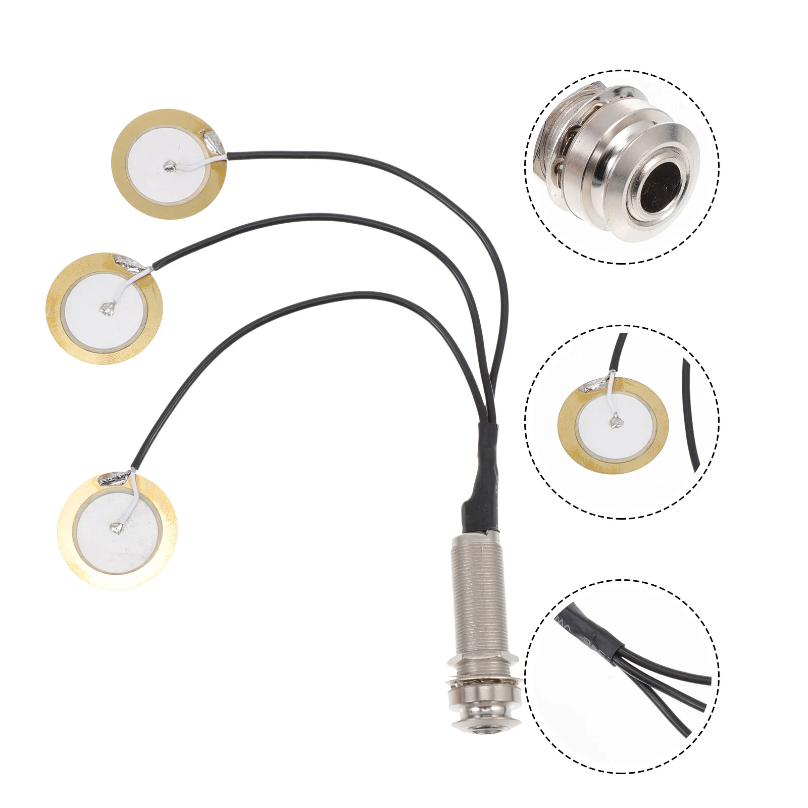 Kalimba Pickups Parts Guitar Accesories Practical Accessory Simple Delicate Thumb Piano Loudspeaker