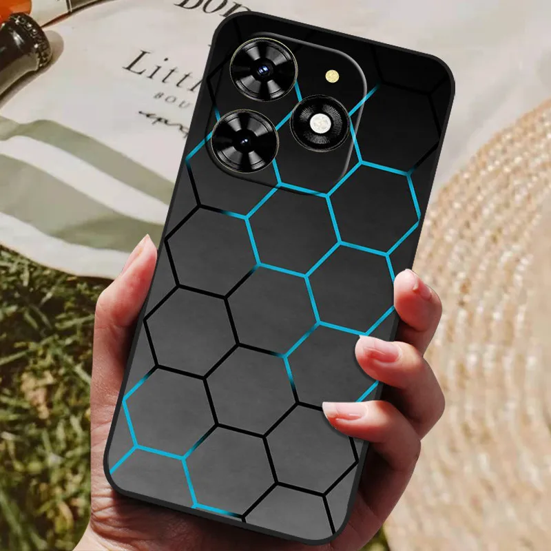 Luxury Silicon Phone Case - Protective Back Cover for Tecno Spark 20 Series