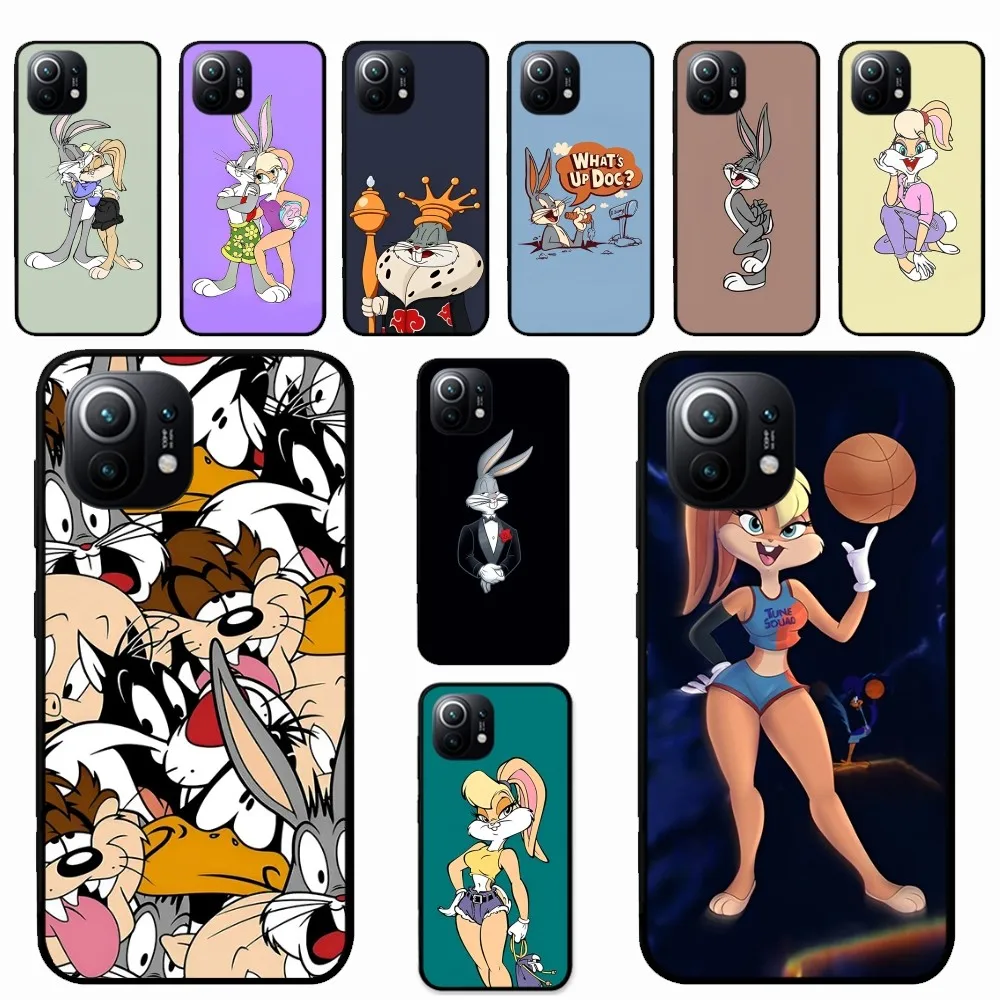 

lola bunny Capa Cell Phone Case For Xiaomi Mi 5X 8 9 10 11 12 lite pro 10T PocoX3pro PocoM3 Note 10 pro lite