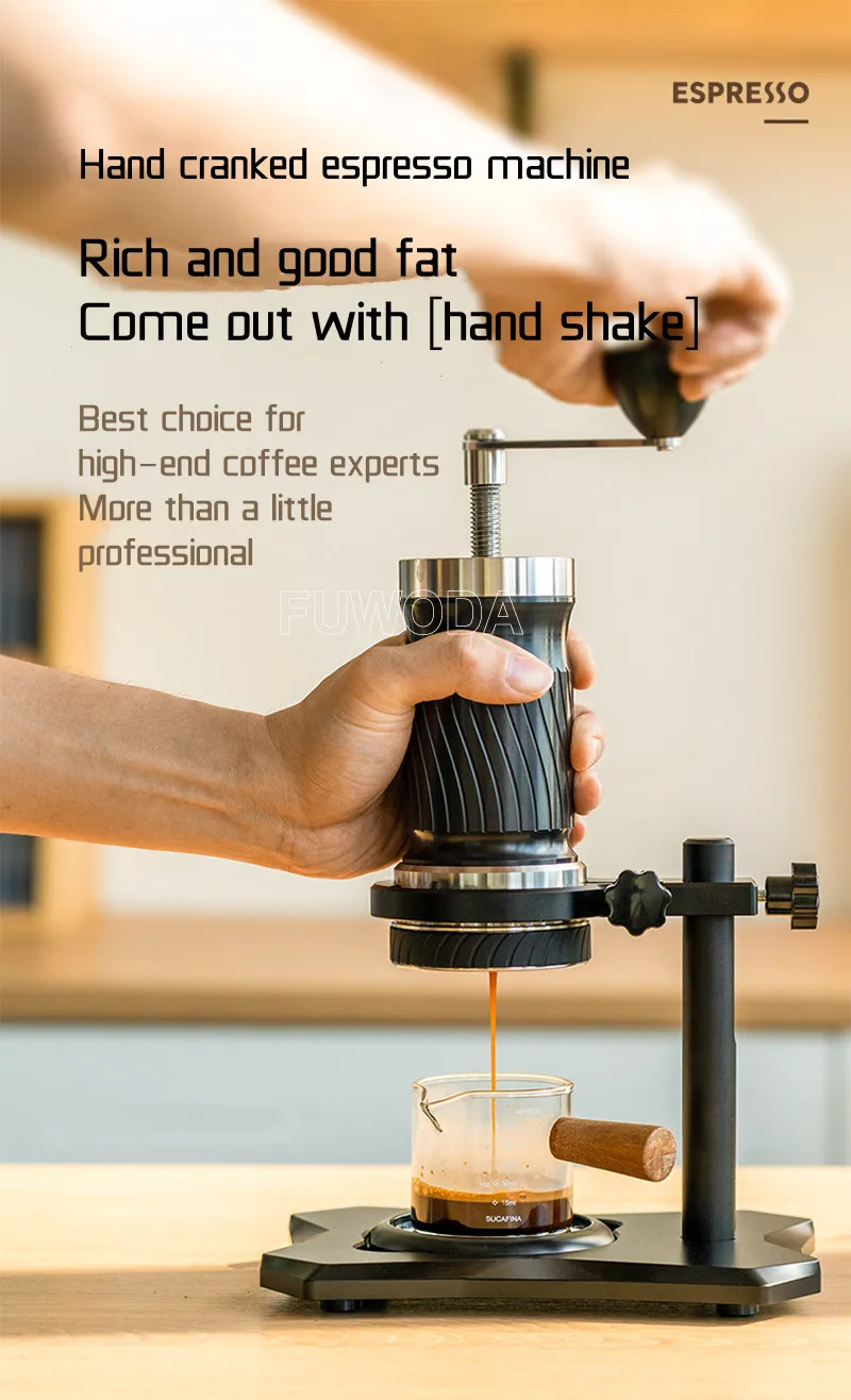 New Manual Capsule/Coffee Powder Espresso Machine Hand Press Portable  Travel Outdoor Manual Extractor Coffee Machine