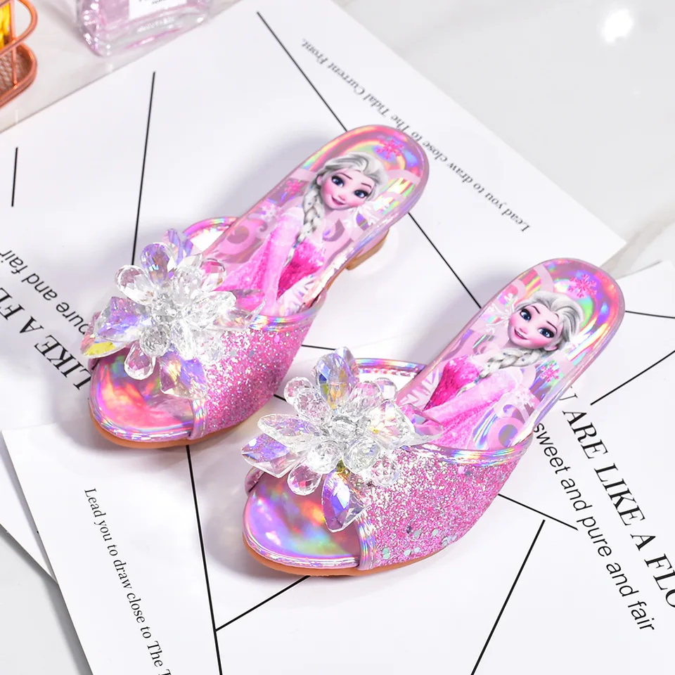 Chaussures De Princesse à Enfiler, Sandales Décoratives En