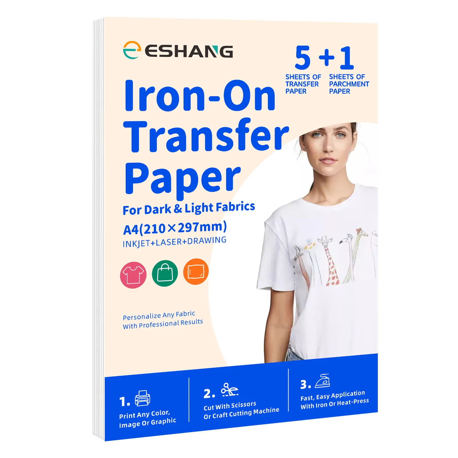 Shirt Printing Parchment Paper For Shirts ESHANG Sheets A4 Heat