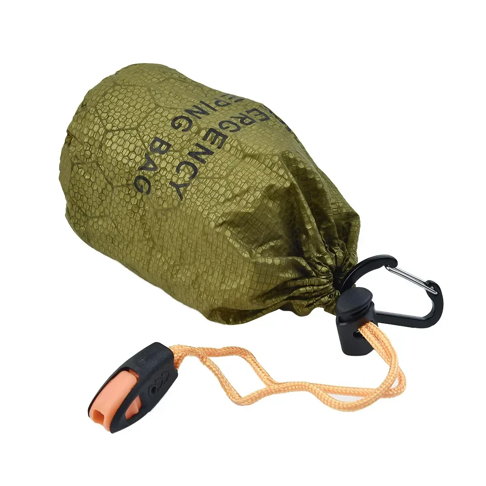 11*6cm Outdoor Emergency Thermal Waterproof Sleeping Storage Bag Camping Sack Survival Camping Hiking Accessories storage bag,sleeping bag,survival sleeping bag