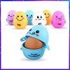 1PC Travel Outdoor Portable Egg Storage Box Lovely Cartoon Egg Box Container Organizer Egg Holder Food Storage Kitchen Storage 1