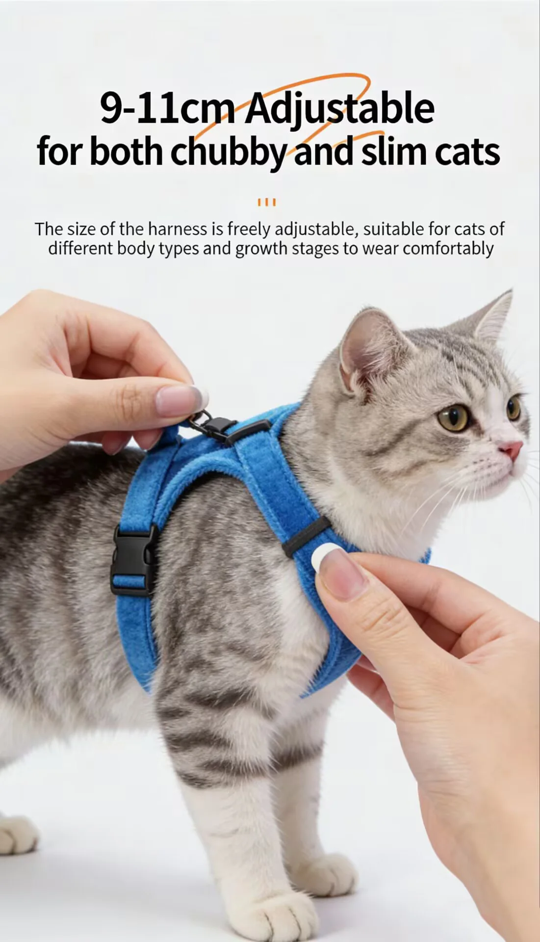 Abnehmbares Katzen- und Hundehalsband mit Fliege und Glocke, niedliches, verstellbares Hundehalsband mit Schleife und kleiner Glocke, Zubehör für Katzen – Detail 3