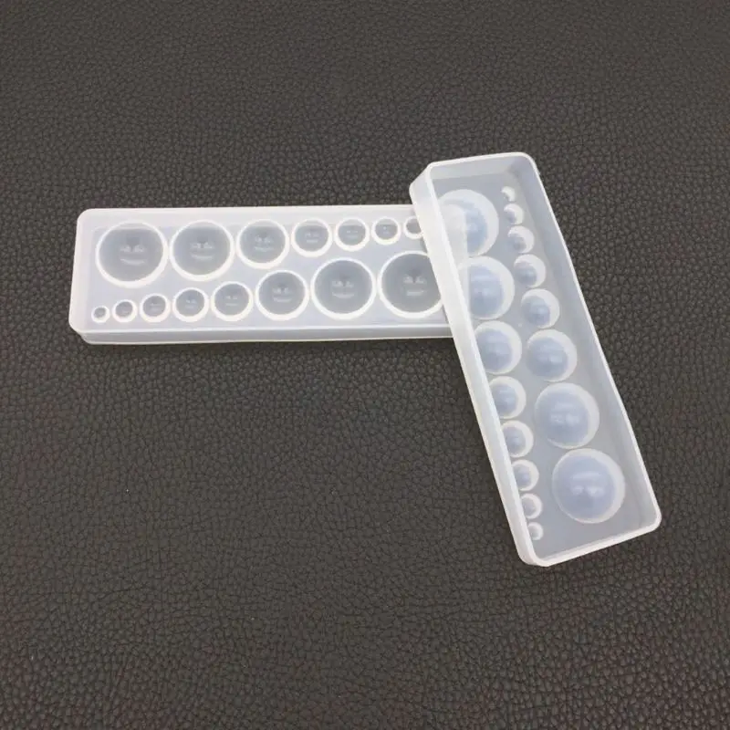 Transparent Silicone Round Sphere Mould Resin Casting Mould DIY Resin Decorative Craft Jewelry Making Mold Resin Molds