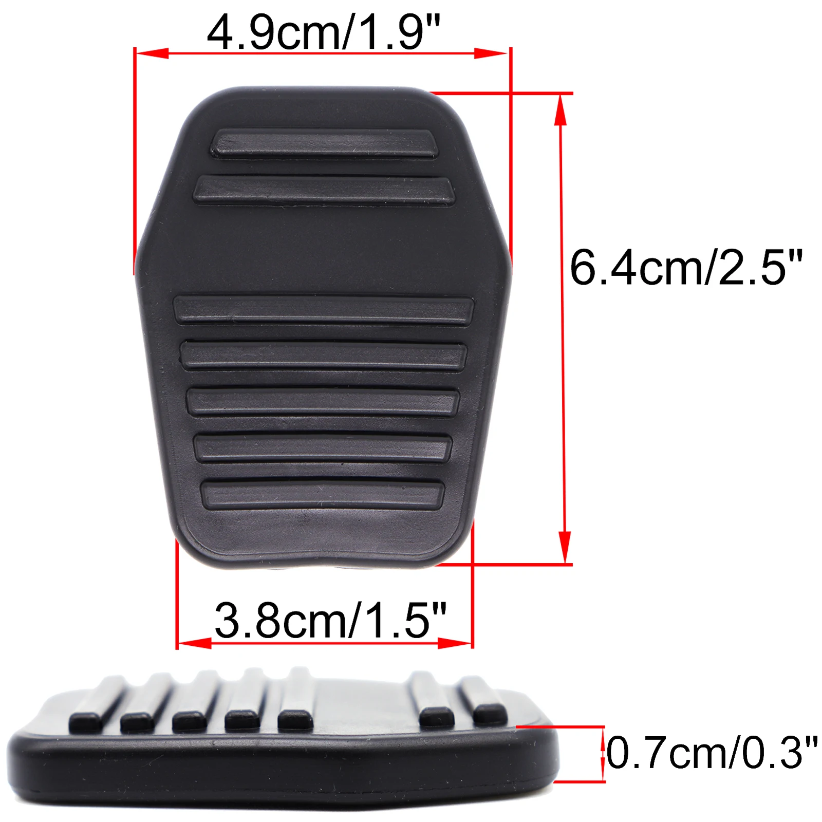 Car Accessories Car Pedals Pedal Cover Car Rubber Brake Clutch Foot Pedal Pad Covers 6789917 for Ford Focus MK1 Fusion JU Mondeo MK3 Scorpio Fiesta 5 Transit Connect