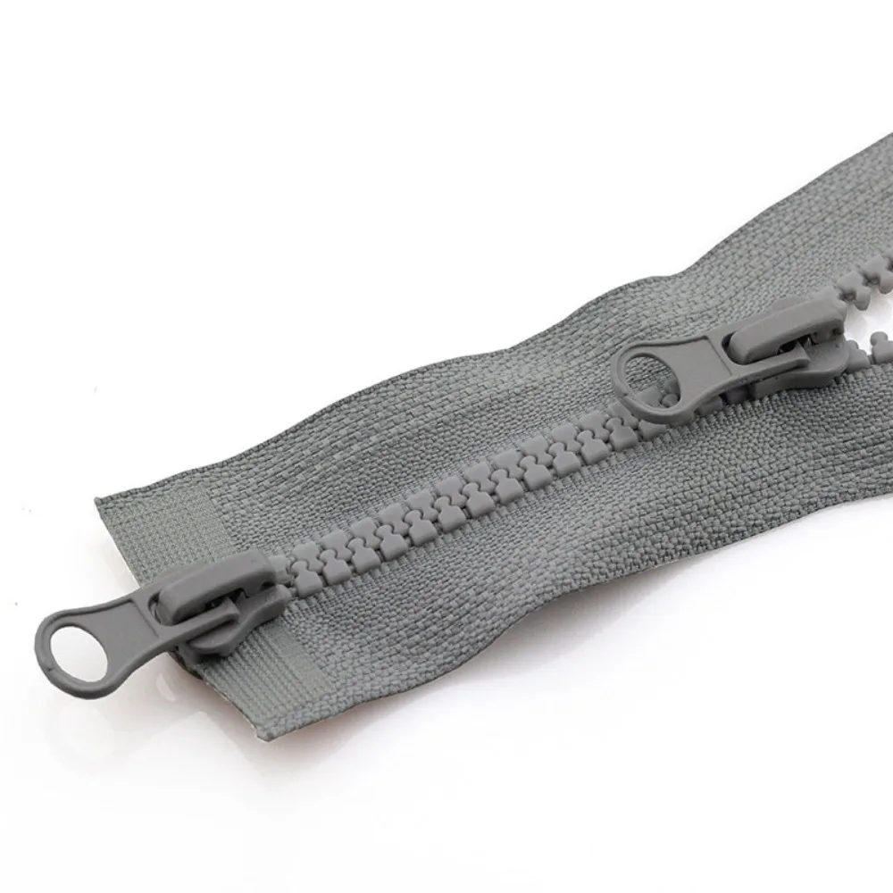 Portable 90cm #5 Resin Zipper Double Slider Two Way Chunky Zip Plastic Teeth Zipper Open End High Quality Jacket Long Zips - Image 11