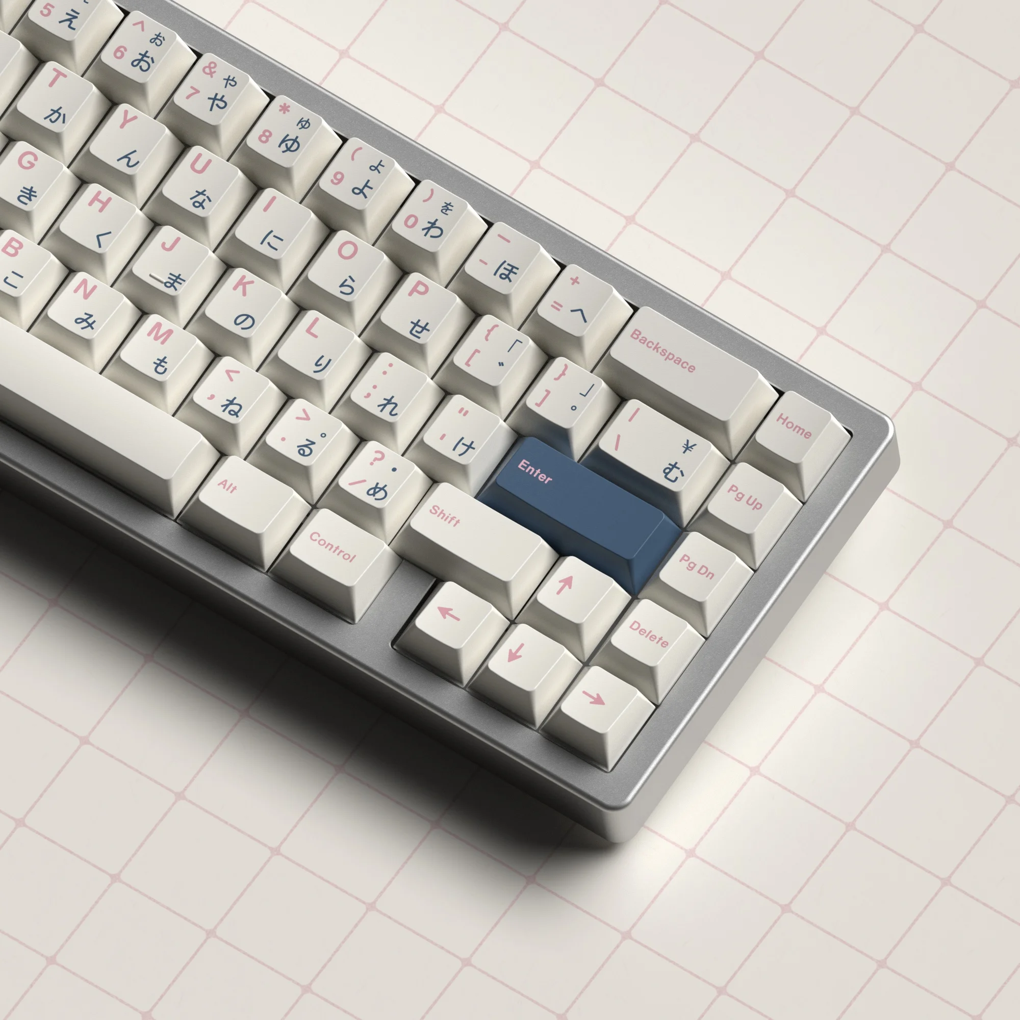 PBT Keycaps para Teclado Mecânico, Minimalista Branco Key Caps, 131 Teclas