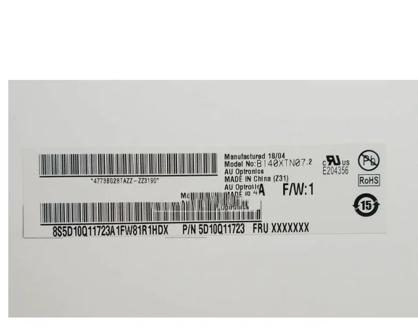 14.0  Ʈ LCD LED ÷, HD 1366x768 B140xtn07.2 B140XTN07.3 B140XTN07.1 NT140WHM-N44 NT140WHM-34 LCD ȭ, 30 