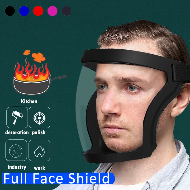 Work Protection Mask Transparent Facial Protector Full Face Shield