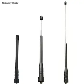 1PC Rod Telescopic Gain Antenna For Baofeng Walkie Talkie Dual Band SMA Female for Baofeng BF-888S, Baofeng UV-5R, Kenwood, HYT