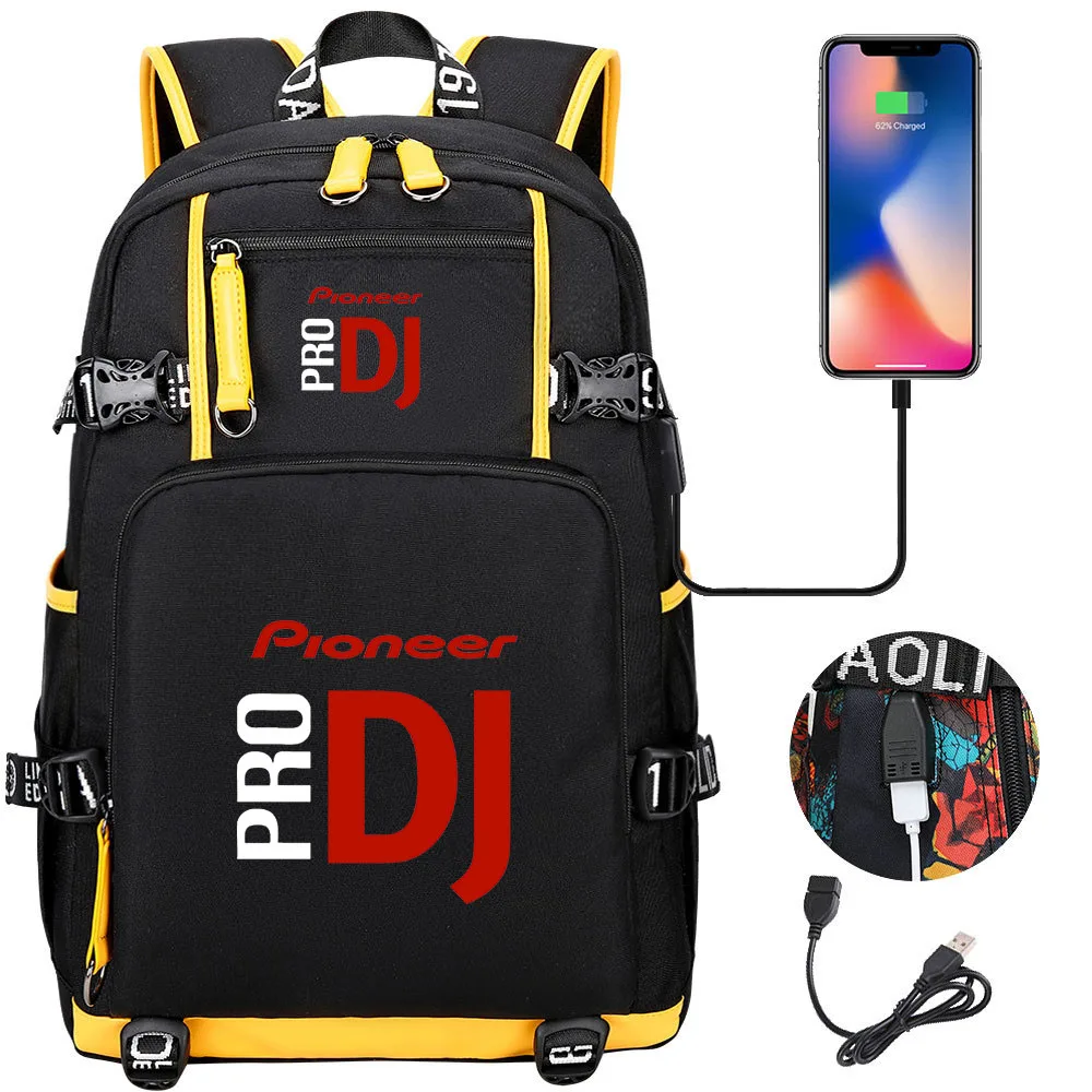 Pioneer Pro Dj School Backpack Women Men Laptop Travel Bag Large Waterproof Multifunction USB Charging Knapsack.jpg