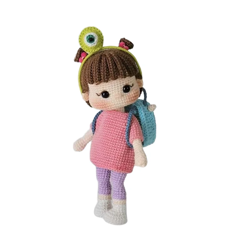 수제 뜨개질 인형 크로셰 아부 인형 크로셰 인형 홈 액세서리 공예 장난감 장식품