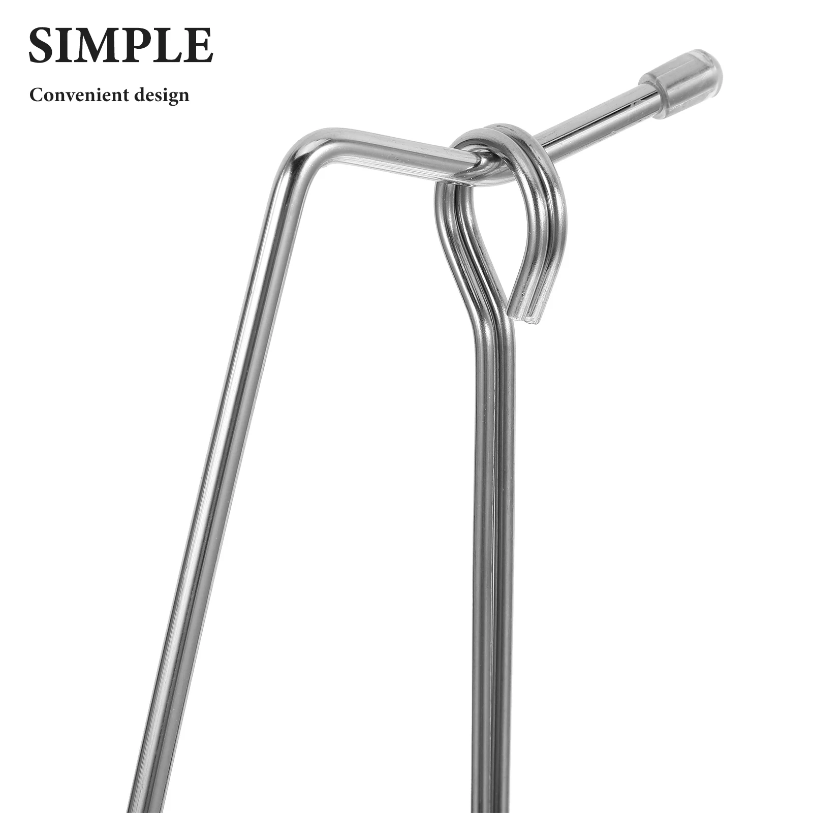 Stainless Steel Skewer Hanger Barbecue Grill Rack Roasting Stand Bbq Tools For Tailgating Backyard Bbqs Kebab Hanging Rack