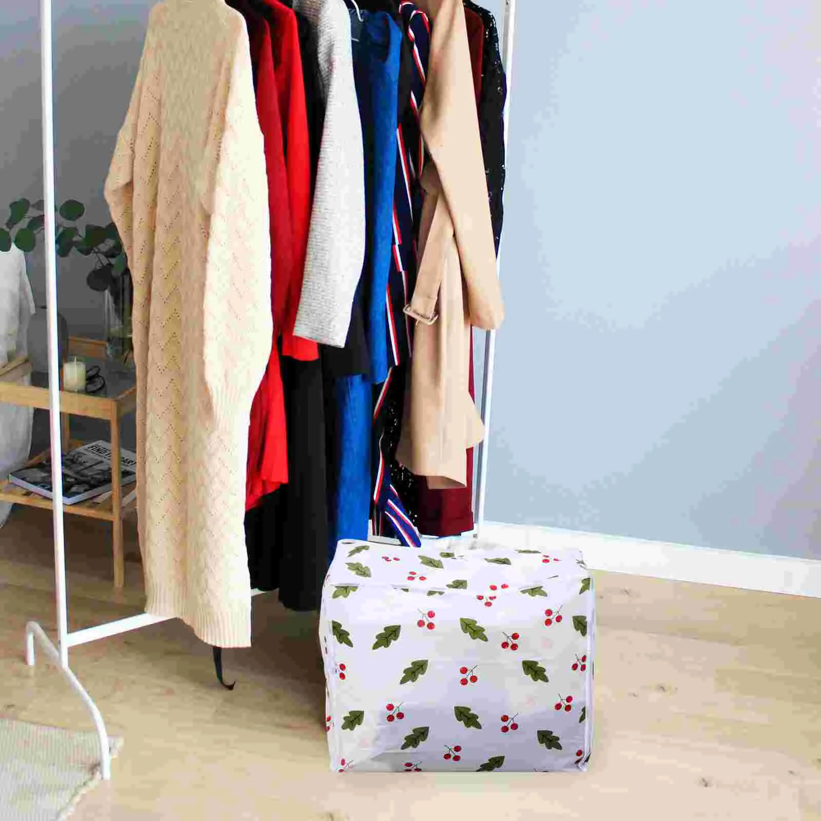 

2 Pcs Storage Bag Outdoor Quilt Blanket Square Clothing Sorting Packages Peva Organizer