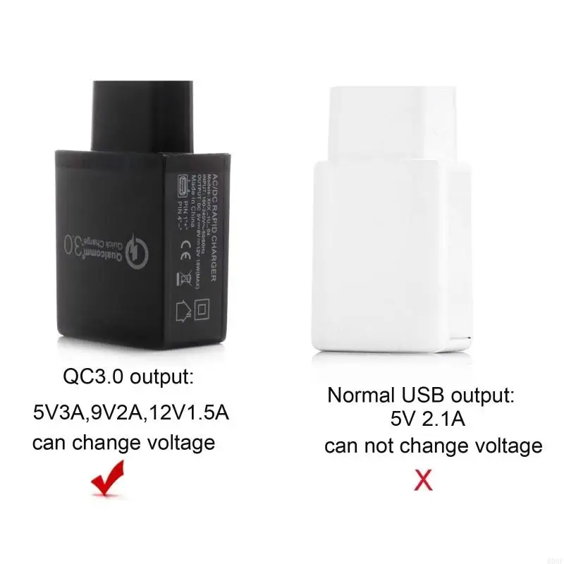 Universal for QC 3.0 USB To 5V-12V Adjustable Voltage Step Up 5.5x2.1mm Cable Power Boost Line For WiFi Router LED Strip