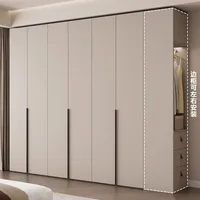 Armoires de chambre nordiques de luxe avec rangement pour vêtements, étagères de présentation, vestidores de armario abiertos, meubles de maison 5