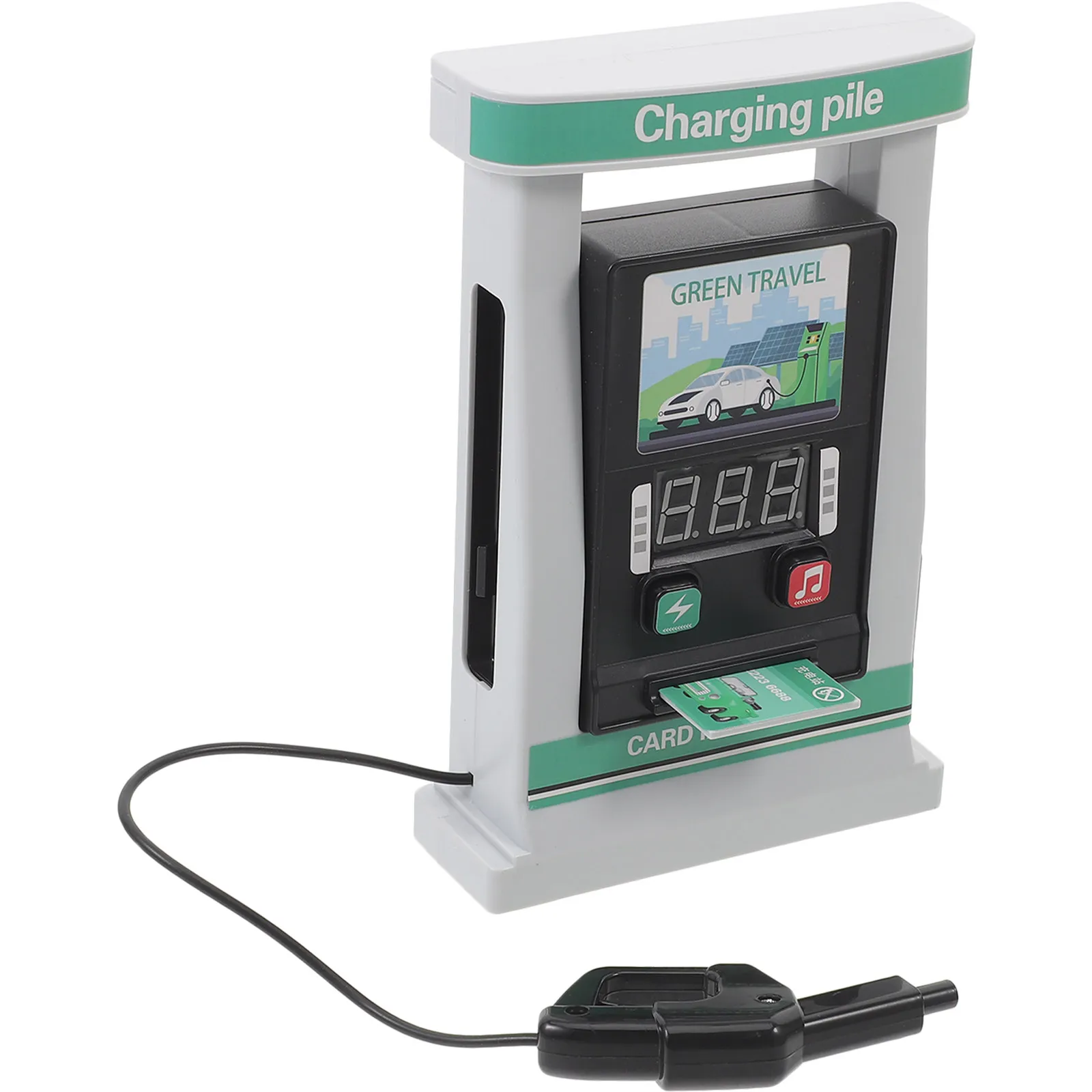 시뮬레이션 충전기 DIY 교육용 인터랙티브 카드 스와이핑 음성 안내 디지털 디스플레이 어린이 학습용 장난감